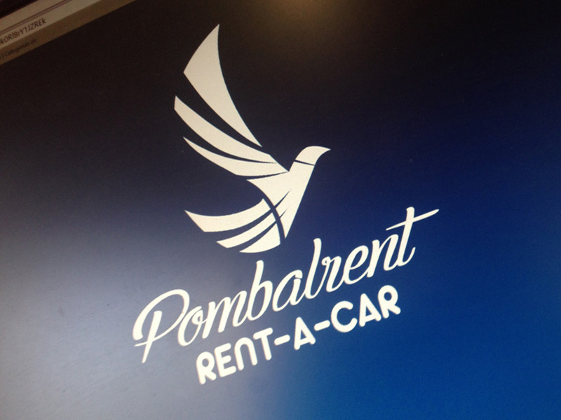 Logotipo Pombal Rent-a-car